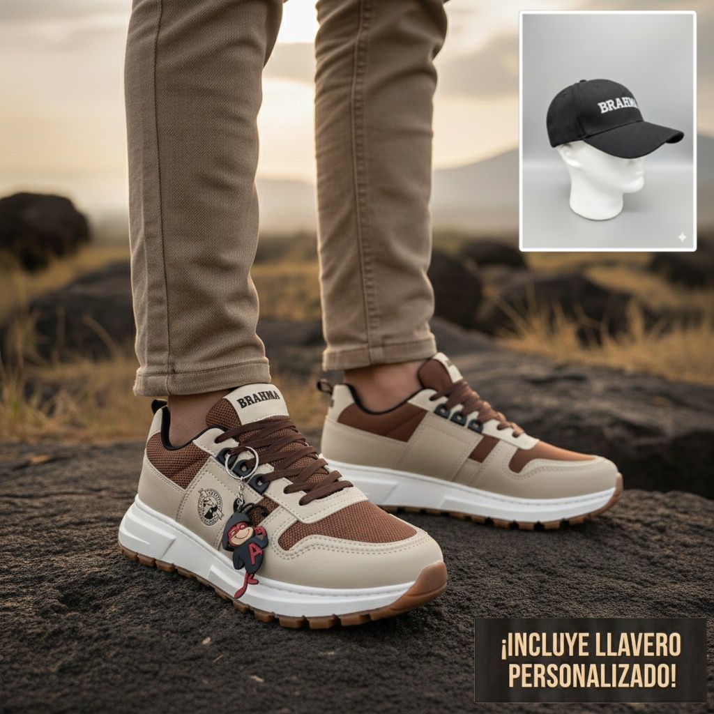 🔥 PROMO 2x1 Zapatos Brahma + Gorra GRATIS - 2